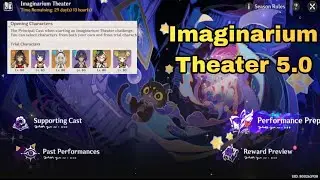 New Imaginarium Theater Reset! | imaginarium Theater | Mobile | Genshin Impact 5.0
