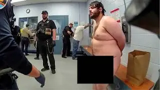 Naked Man Does This To a Female Cop