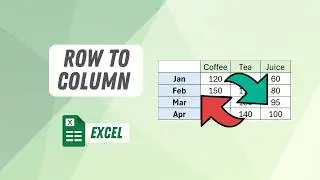 How to Convert Rows into Columns in Excel (Transpose Data Fast)