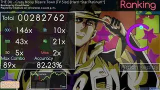osu! Crazy Noisy Bizzare Town Hard Star Platinum