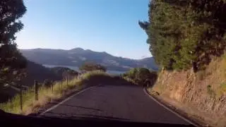 Small roads around Dunedin, New Zealand