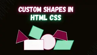 How to create shapes with css|How to make shapes using css|TheCodeLiving 