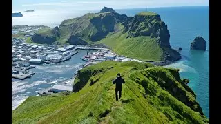 Heimaklettur hike | Westman islands | Iceland 4K