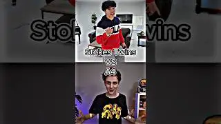 Stokes Twins vs А4 #shorts #edit #а4 #влада4 #stokestwins #стокествинс #сравнениеютуберов