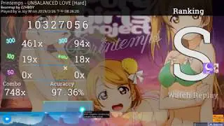 osu! unbalanced love  with NC HD