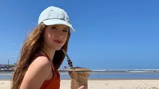 QUASE NÃO CONSEGUI SAIR DO BURACO NA AREIA 🤯😂 - Modelo Julinha