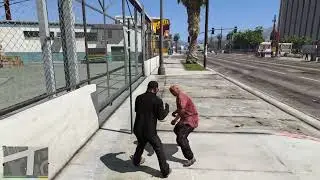 Los Santos is not safe! Random Street Attackers (GTA 5 Mod)
