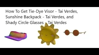 Roblox Tai Verdes Concert Experience -  How To Get All Free Items