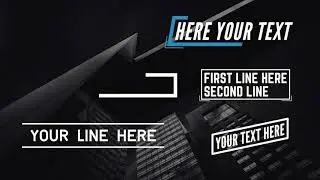 ( 99 Final Cut X Titles Pack ) VideoHive After Effects Templates