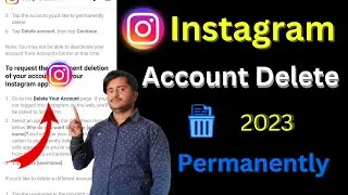 Instagram account delete kaise kre permanently | Delete instgram account permanently (new update )
