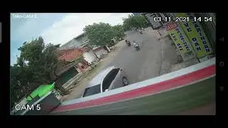 Adu Banteng Antara Pemotor di Karangturi Lasem