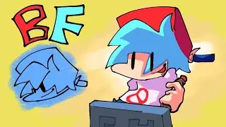 Boyfriend Draws: #1 BF (FNF animation)