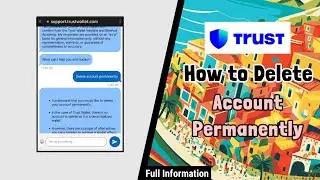 Trust wallet How to delete account permanent ||