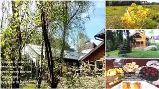My week-end on spring season./walking outdoor, baking, flower picking.
