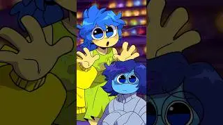 Anxiety scares Fear || Inside out 2 #insideout2 #animation #shorts