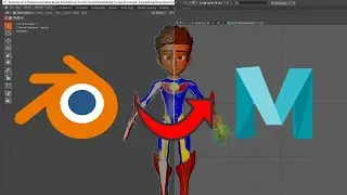 Move Rigged Characters from Blender to Maya