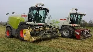 Ensilage 2014 Jaguar claas 20000eme et 950 Go Pro