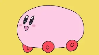 Kirby turns into a convertible