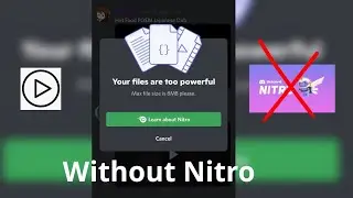 How to upload large video files on discord - Upload File Video dan menjalankanya Tanpa Nitro