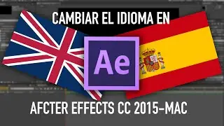 CAMBIO IDIOMA AFTER EFFECTS CC 2015 en MAC