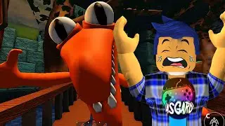 РОБЛОКС РАДУЖНЫЕ ДРУЗЬЯ - ОРАНЖЕВЫЙ МОНСТР СЪЕЛ МЕНЯ В ROBLOX