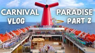 CARNIVAL PARADISE COZUMEL MEXICO: AVENTURA DANCE CRUISE VLOG PART 2! LATIN SHIP EXPERIENCE + REVIEW