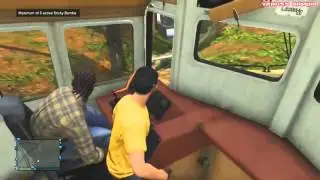 GTA 5 Смешные моменты 11   Как угнать поезд перезалито