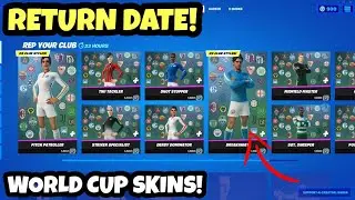 SOCCER SKINS RETURN RELEASE DATE in Fortnite Item Shop! (Soccer Skins Coming Back Date 2022)