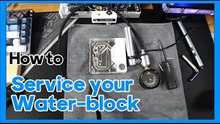 How to Service a water-block for your custom loop. Velocity 2 Ekwb.