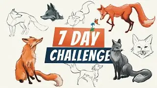 I Learned to Draw Animals from Imagination in 7 Days 🦊