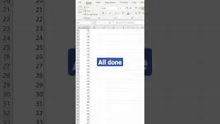 Make big lists of numbers in Excel without dragging your mouse 