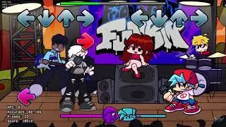 Friday Night Funkin - V S CJ easy mode - Starlight Mayhem [FNF MODS]