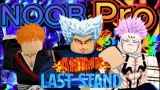 INSANE Start to the NEW Noob To Pro in Anime Last Stand Roblox