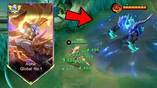 ALPHA TRUE DAMAGE BUILD CAN'T BE STOPPED IN EXP LANE!! (BROKEN 😱)