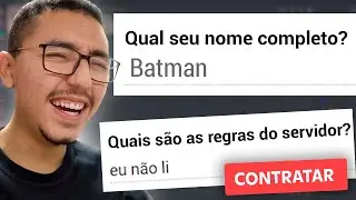 Lendo as INSCRIÇÕES para MOD do SERVIDOR DO CANAL