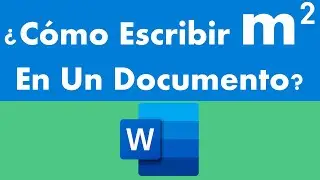 ¿Cómo Escribir Metros Cuadrados m² En Un Documento De Word? - Escribe m² en Word