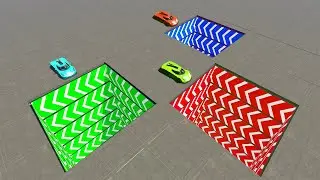 RGB Speed Boost Holes - Which Hole Is The Fastest !!!