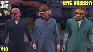 Epic Robbery At Police Station 😱| GTA 5 Gameplay #10