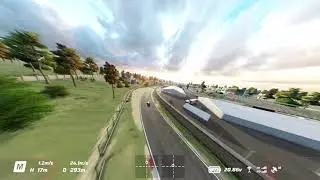 DJI FPV and a race track