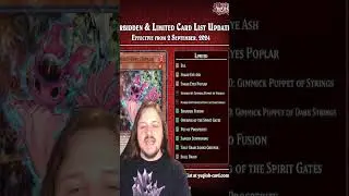 In One Minute: Yu-Gi-Oh! Official September 2024 TCG Banlist! #yugioh #banlist #shorts