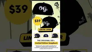 Original OGs Snapback Cap - The Ultimate Headwear for True Originals! Promo