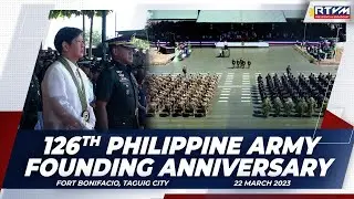 126th Philippine Army Founding Anniversary 3/22/2023