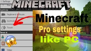 Minecraft Pro settings like PC