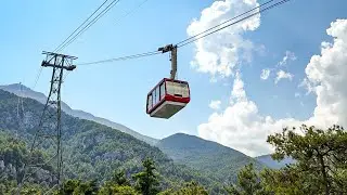 Olympos Teleferik - Cable car to the Tahtali Mountain Top, Turkey 🇹🇷 | 2024