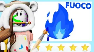 ROBLOX MA DISEGNO SOLO CON IL COLORE BLU!