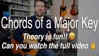 Chords of a Major Key - Guitar & Music theory