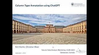 Column Type Annotation using ChatGPT