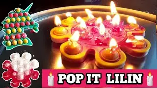 Bikin Lilin Pake POP it. POP it Lilin gampang bikinnya