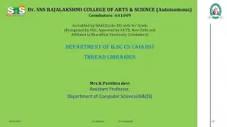 THREAD LIBRARIES