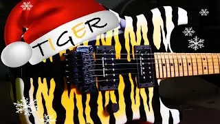 Перекраска Charvel в Тигра/ Painting the guitar in Tiger color